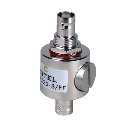 Citel Outdoor RF Protector, Dc-3.5 Ghz, Dc Pass, 190W, Imax 20Ka, Female-Female Bnc Connector P8AX25-B/FF